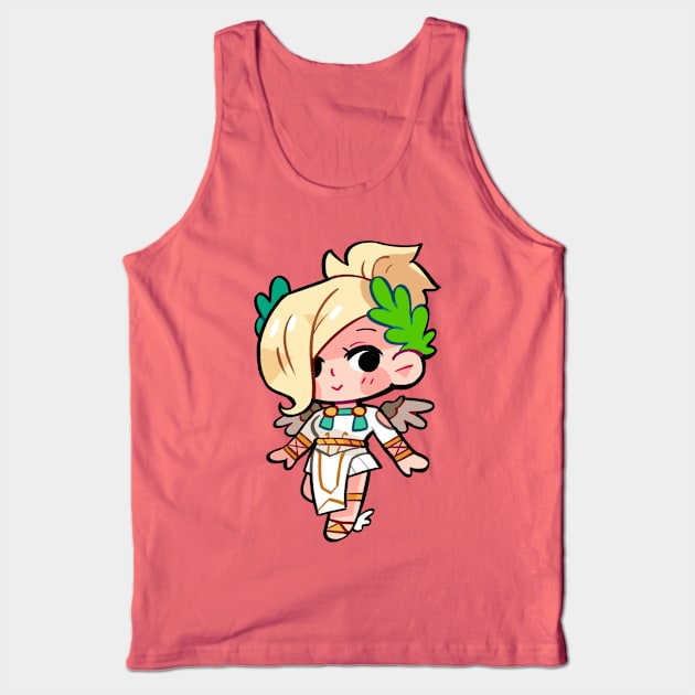 Winged Victory Mercy Tank Top by giraffalope